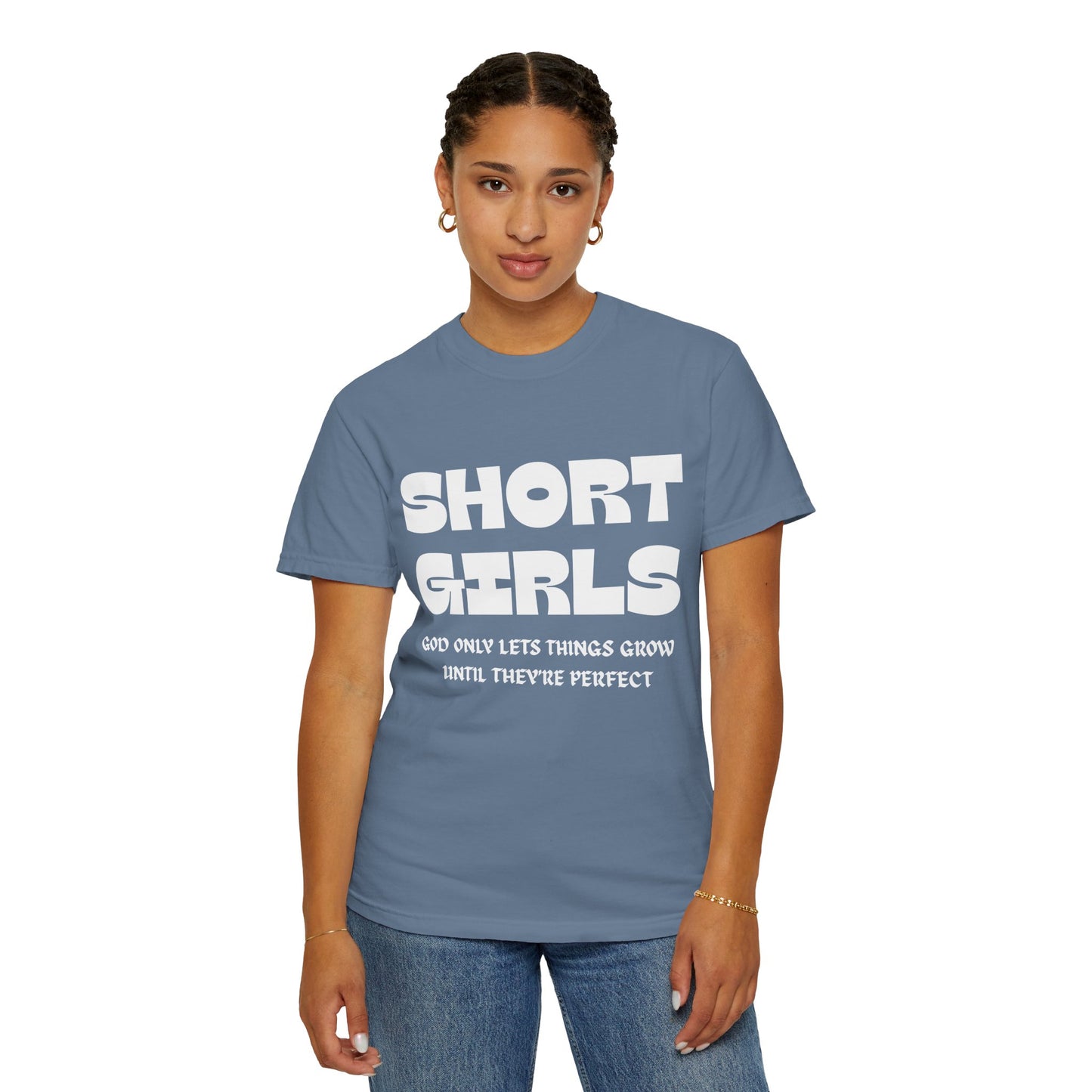 Short Girls-Garment-Dyed T-shirt
