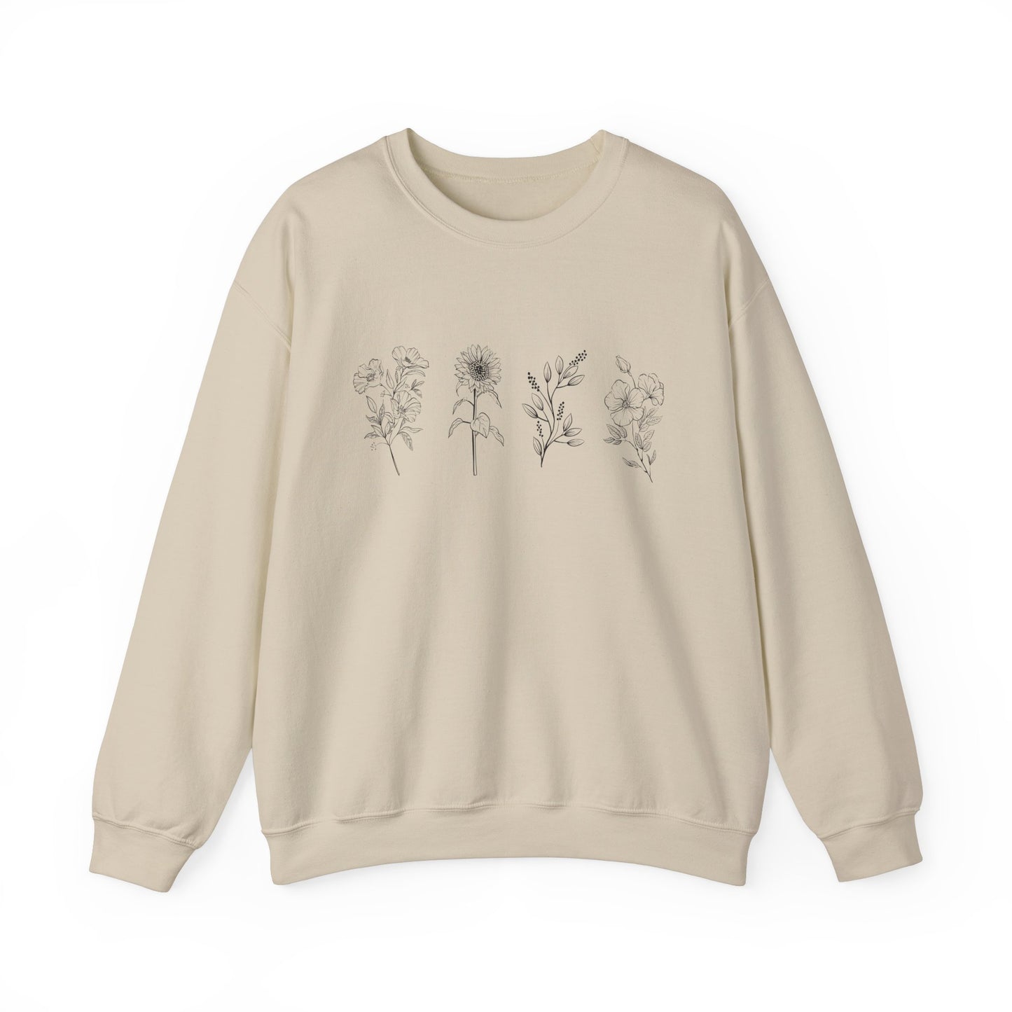 flower Crewneck Sweatshirt