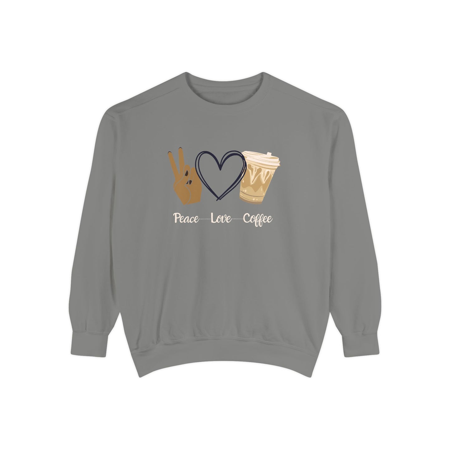 Peace, Love, Coffee Sweatshirt