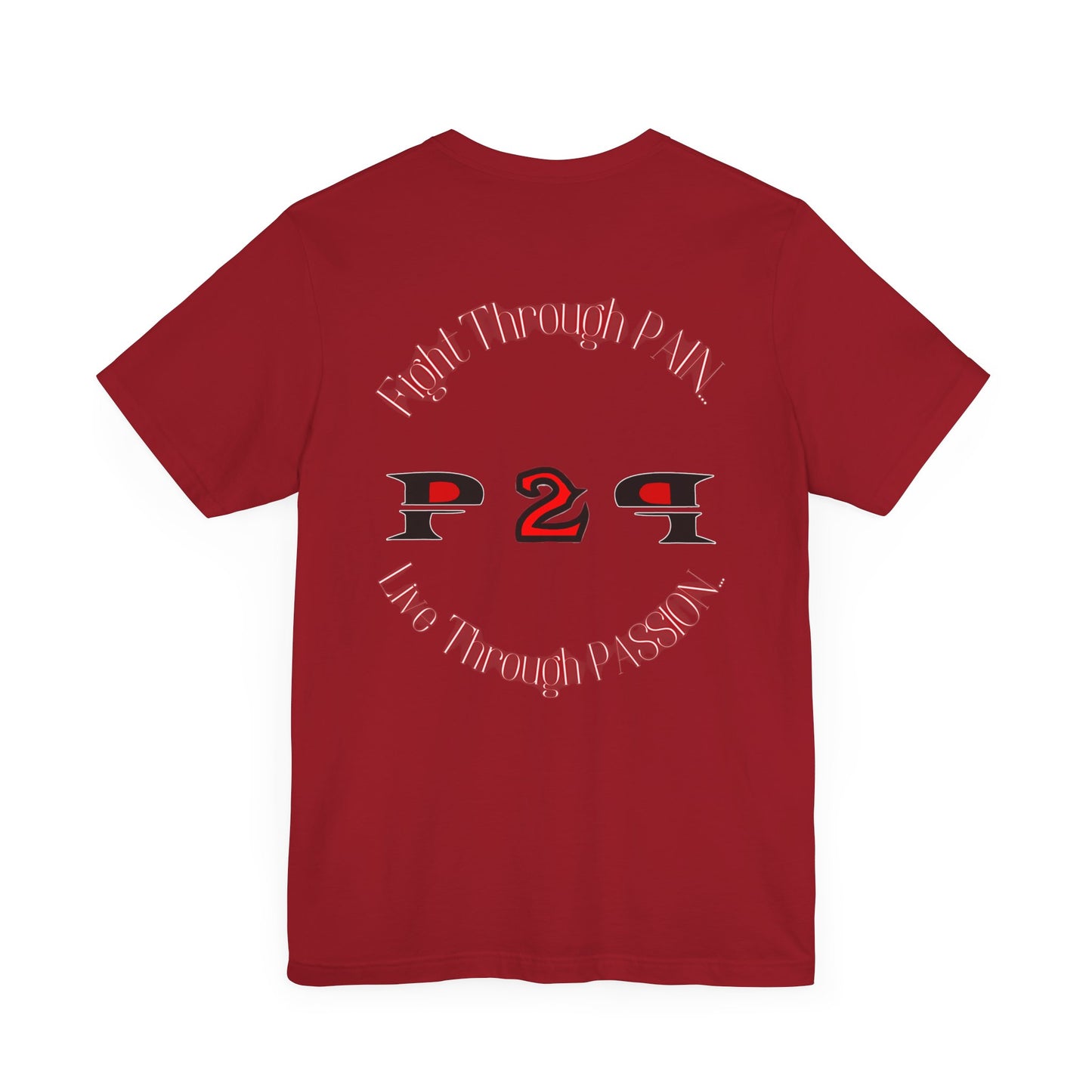 Pain2Passion T-Shirt (Mid-Evil Heart Guy)
