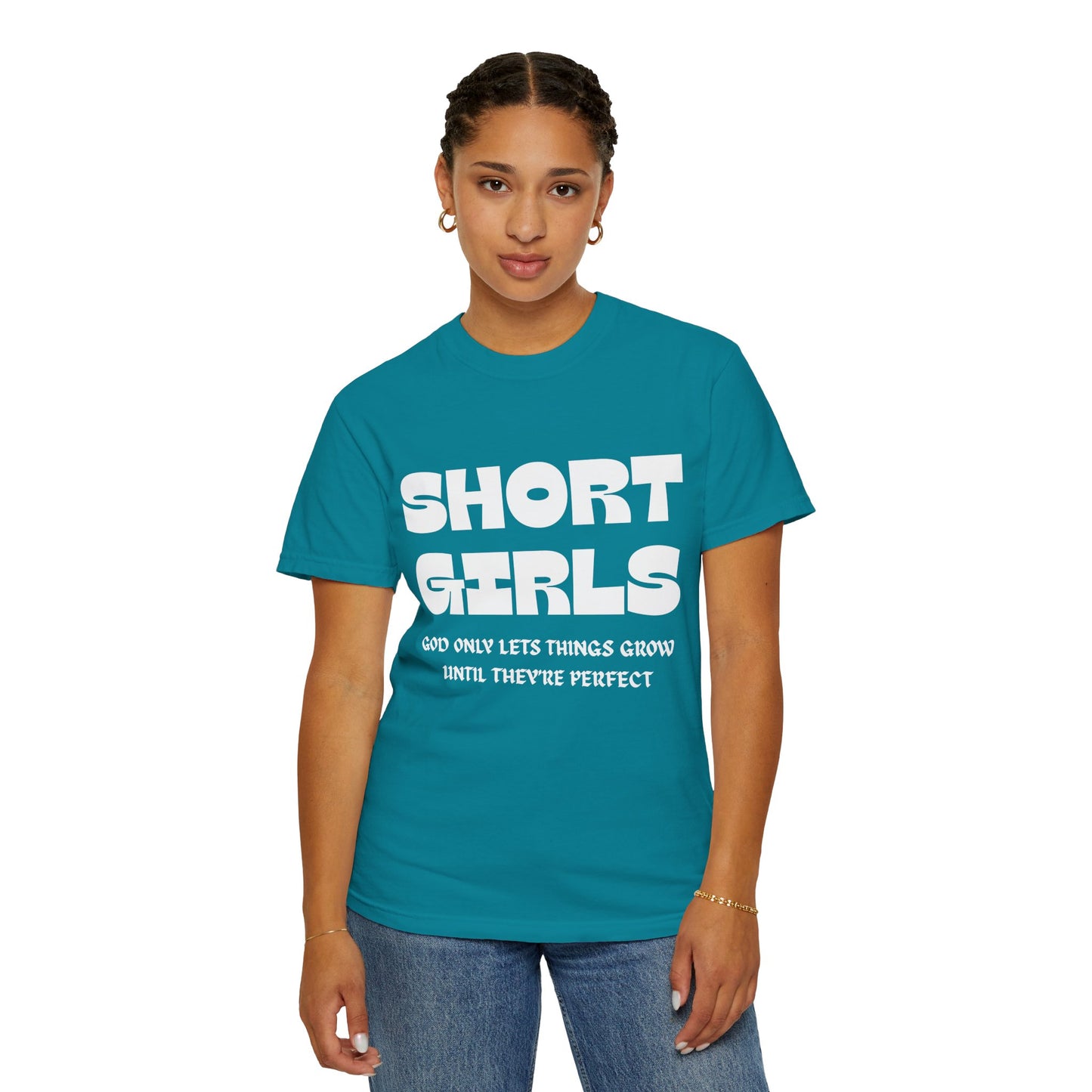 Short Girls-Garment-Dyed T-shirt