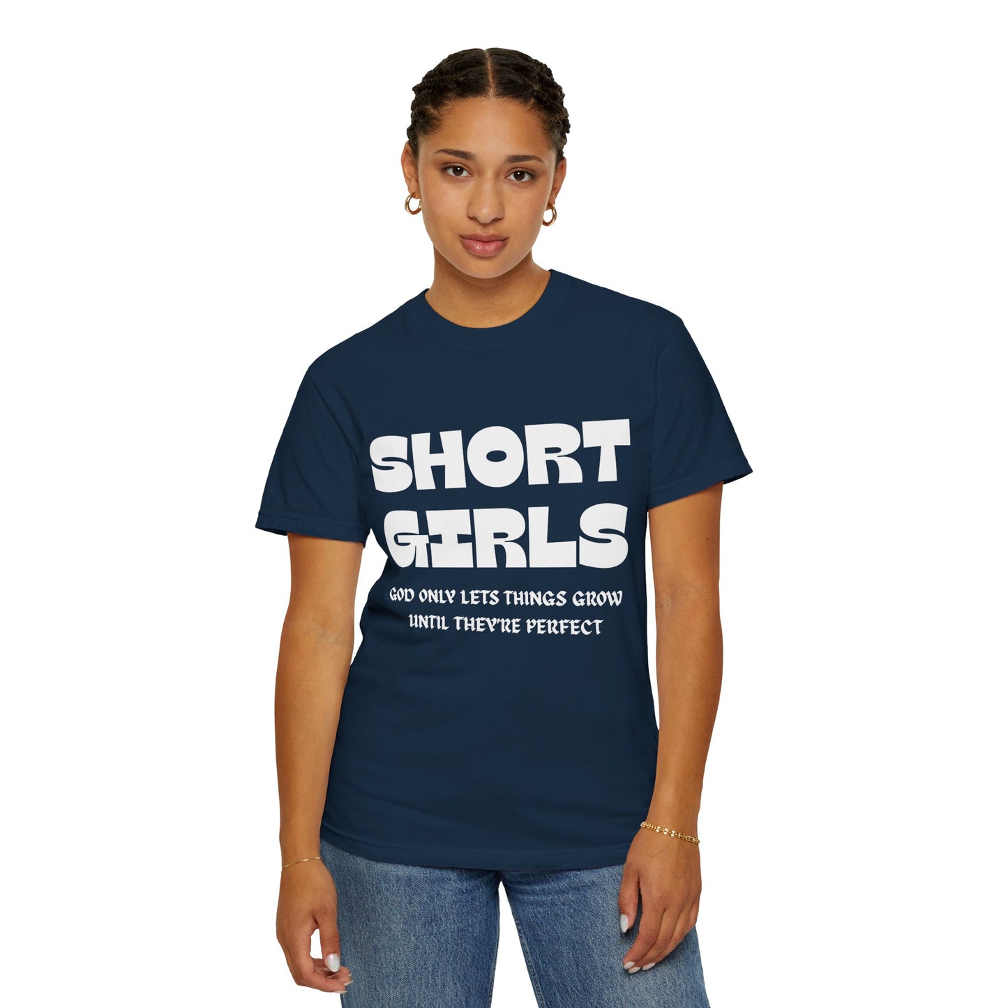 Short Girls-Garment-Dyed T-shirt