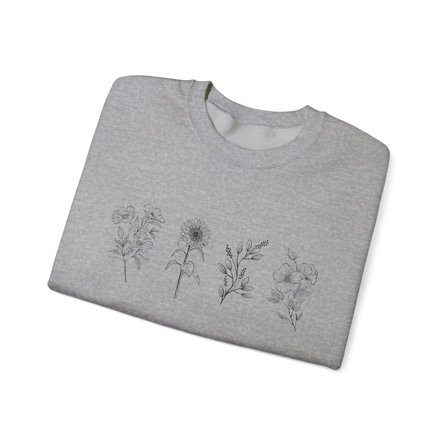 flower Crewneck Sweatshirt