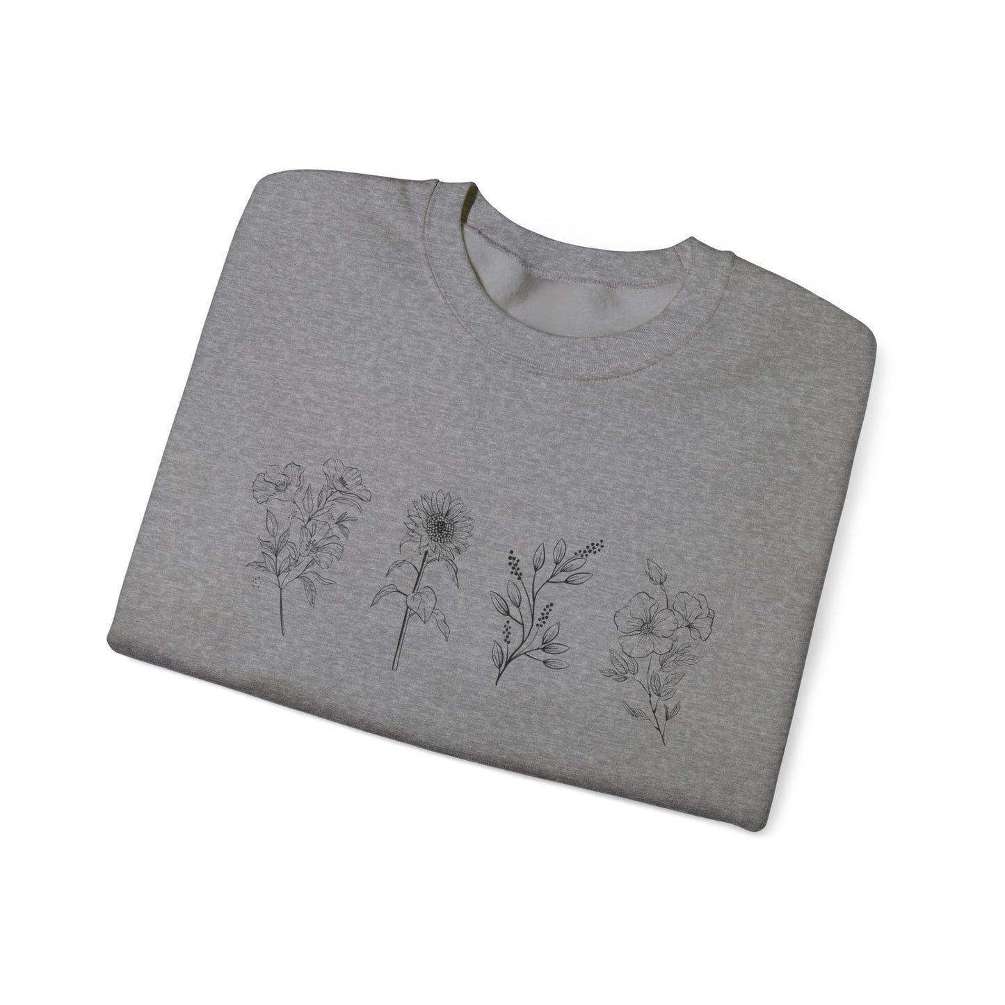 flower Crewneck Sweatshirt