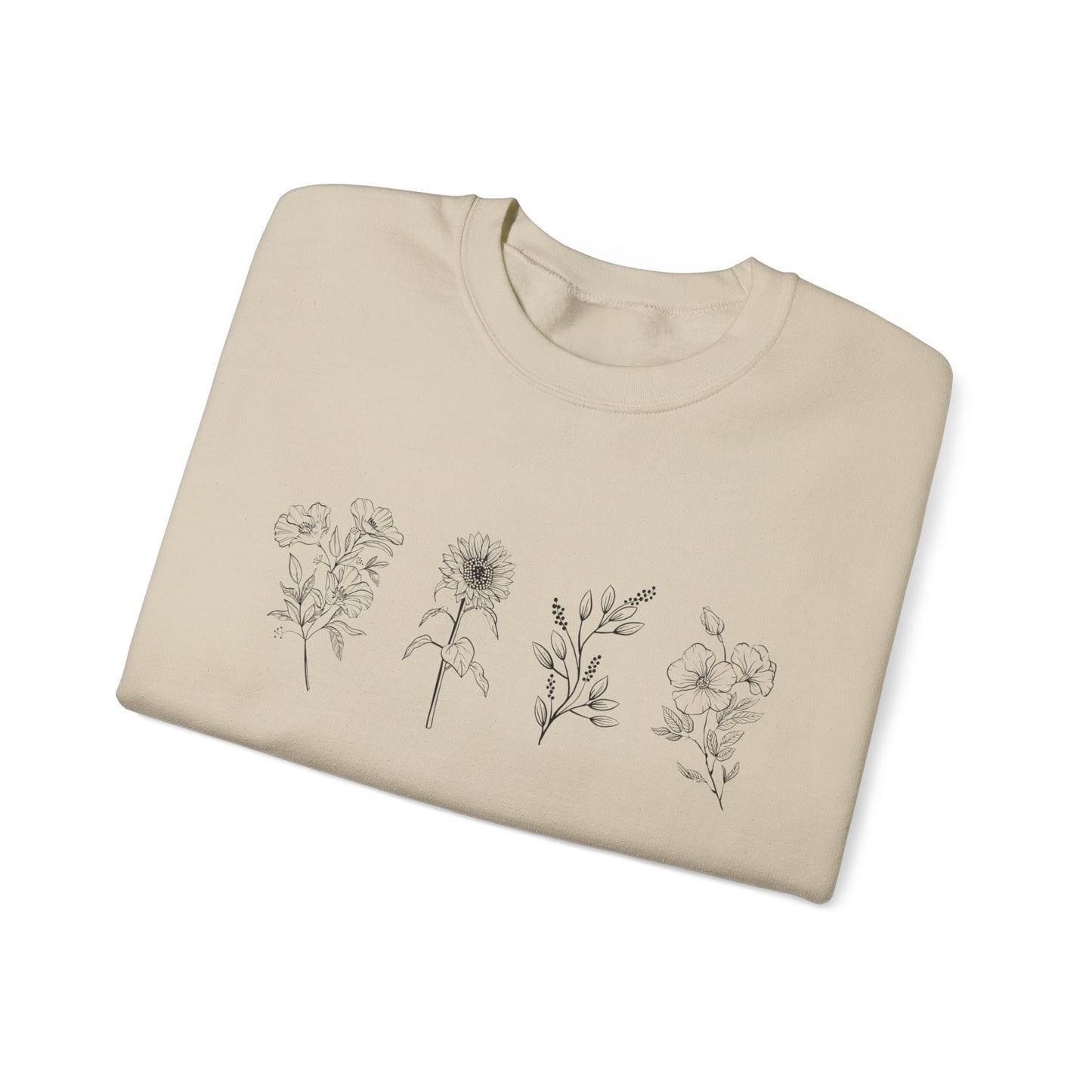 flower Crewneck Sweatshirt