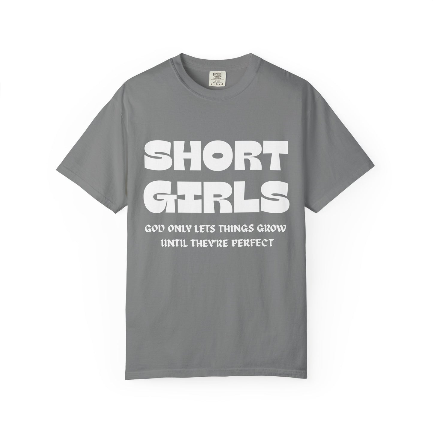Short Girls-Garment-Dyed T-shirt