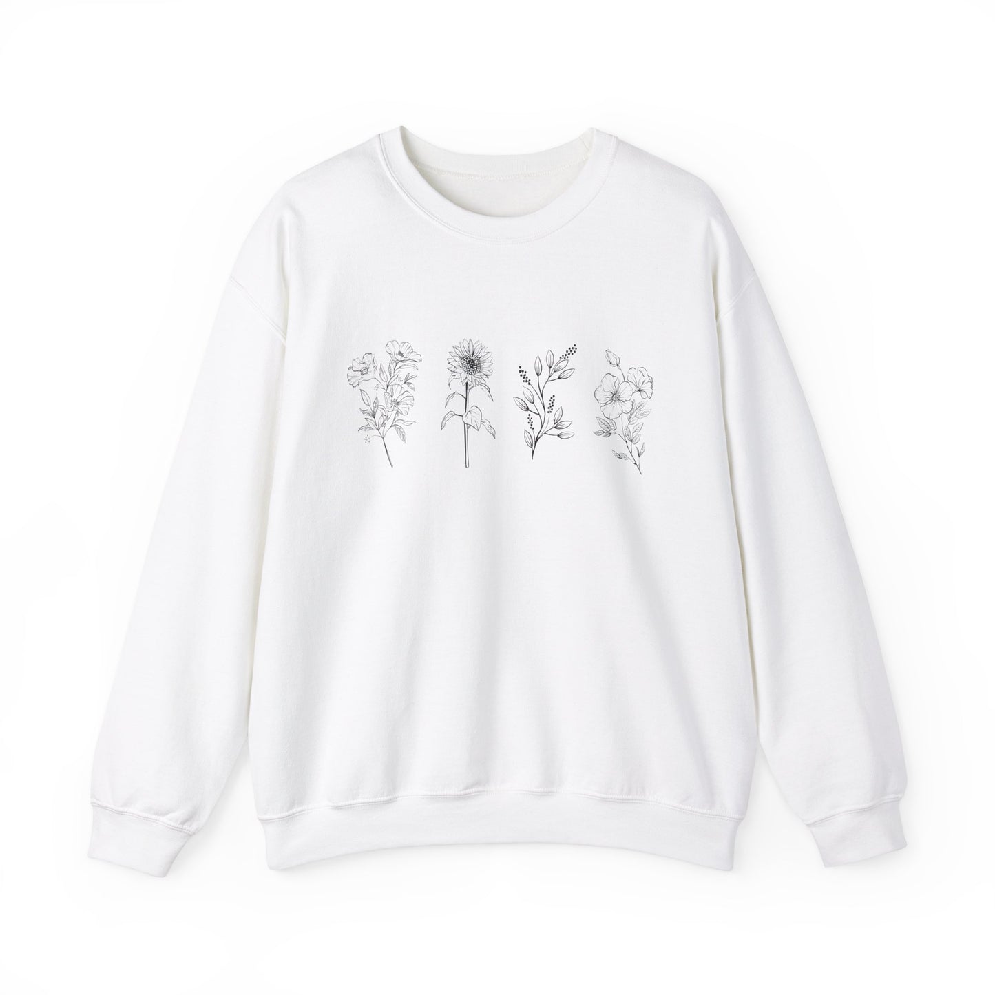 flower Crewneck Sweatshirt