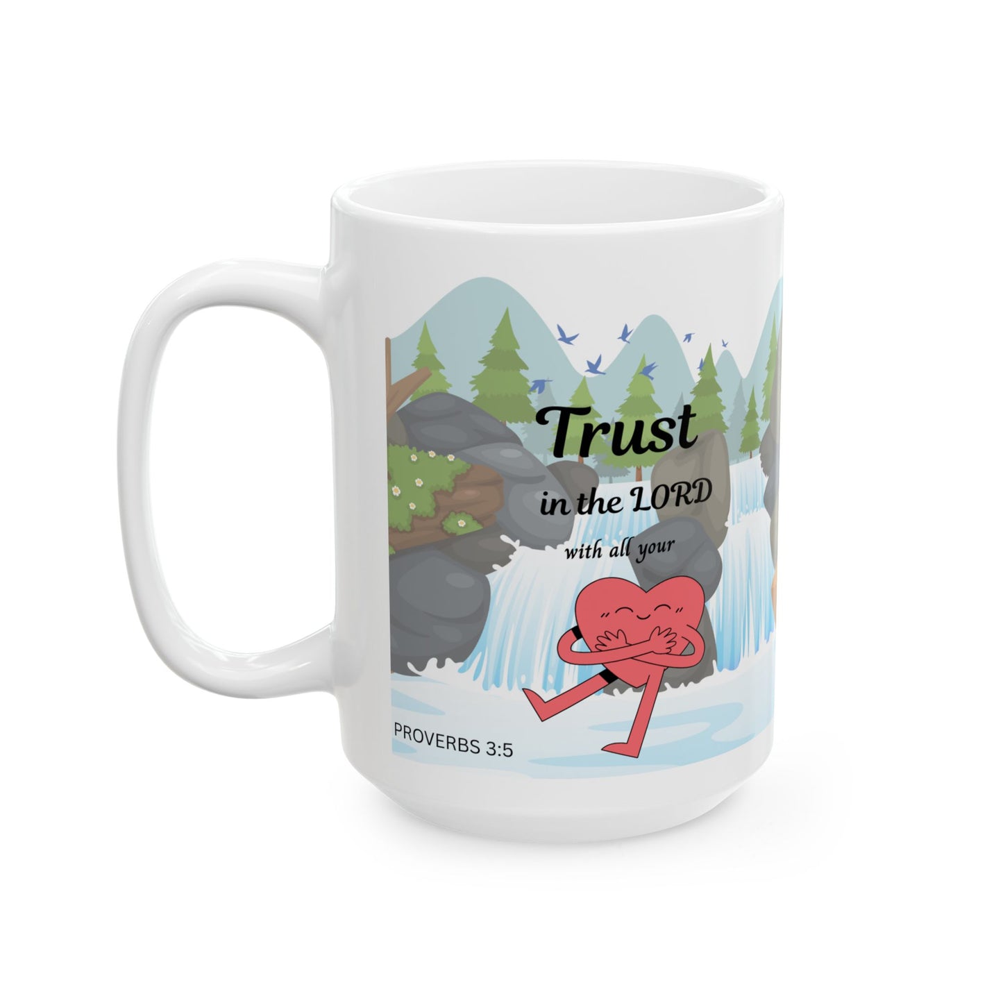 Nature-Inspired Inspirational Ceramic Mug - 11oz & 15oz