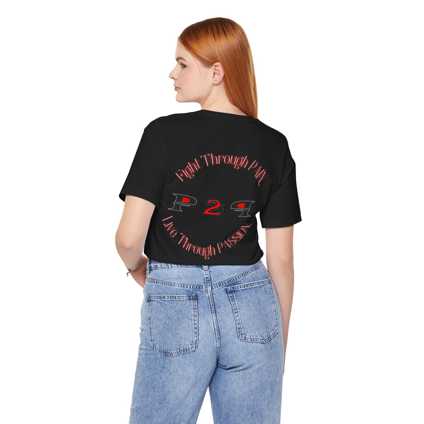 Pain2Passion T-Shirt (Mid-Evil Heart Guy)