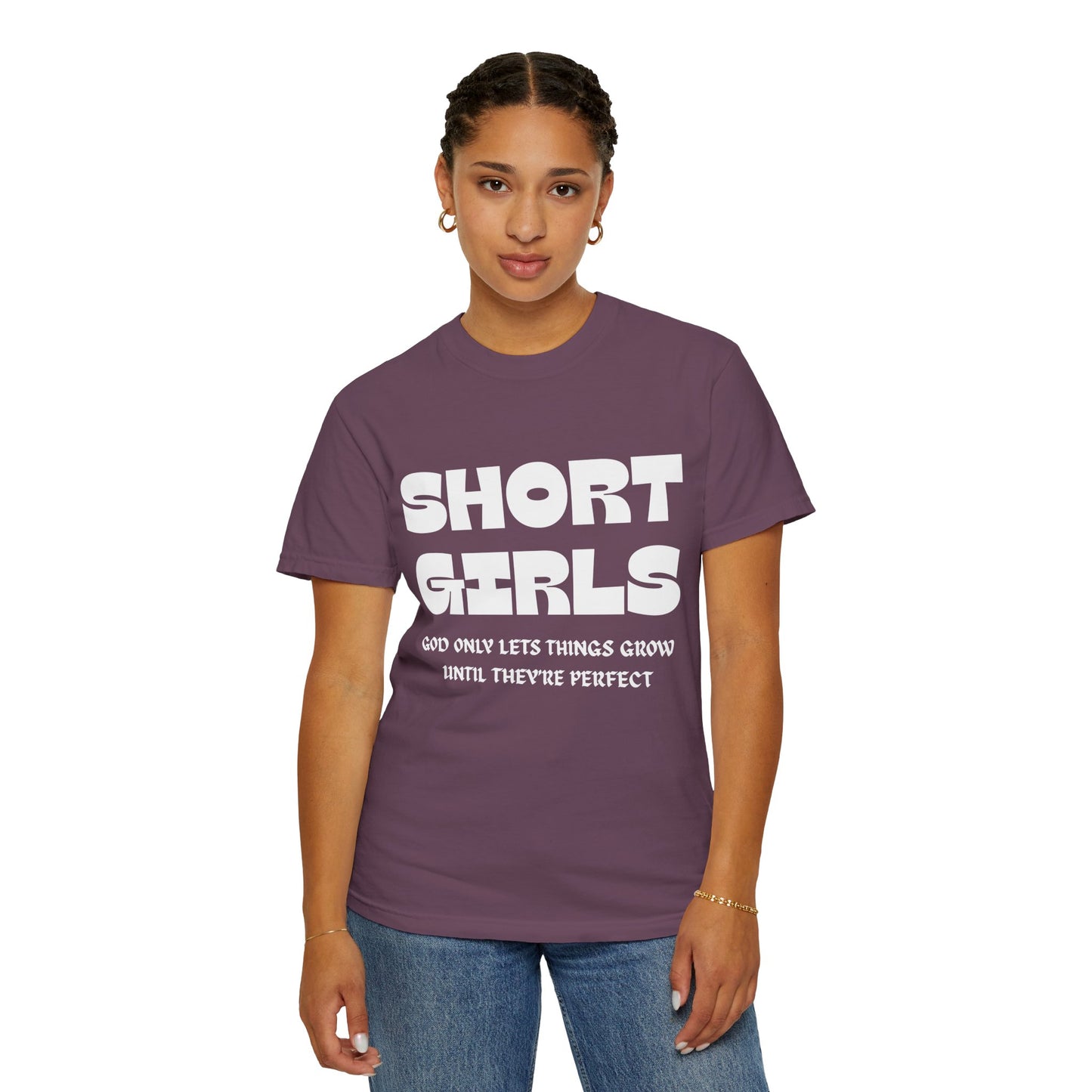 Short Girls-Garment-Dyed T-shirt