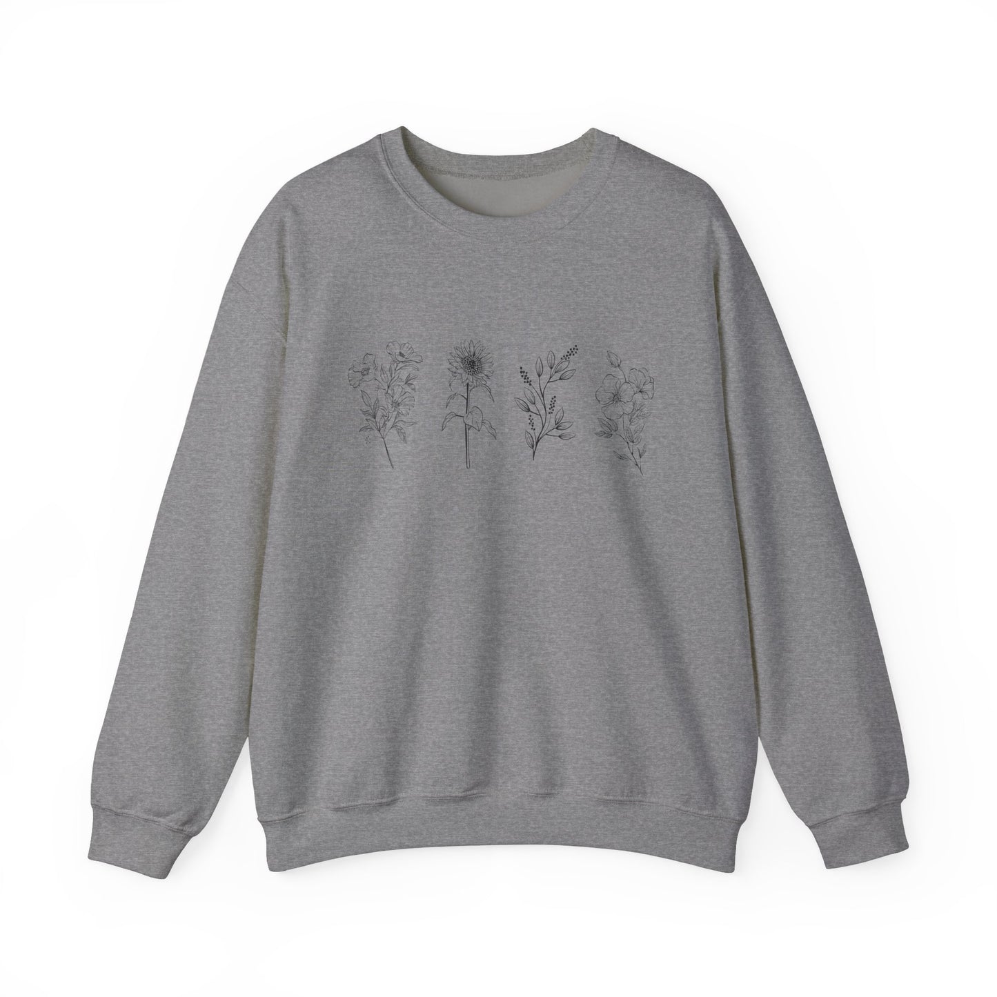 flower Crewneck Sweatshirt