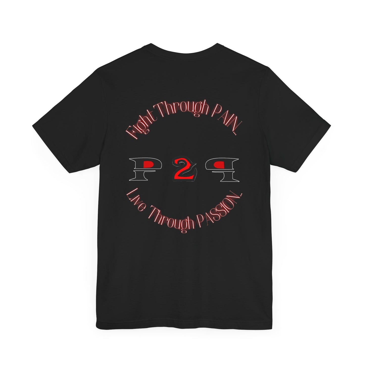 Pain2Passion T-Shirt (Mid-Evil Heart Guy)