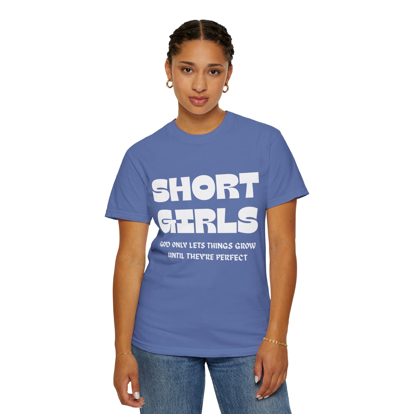 Short Girls-Garment-Dyed T-shirt