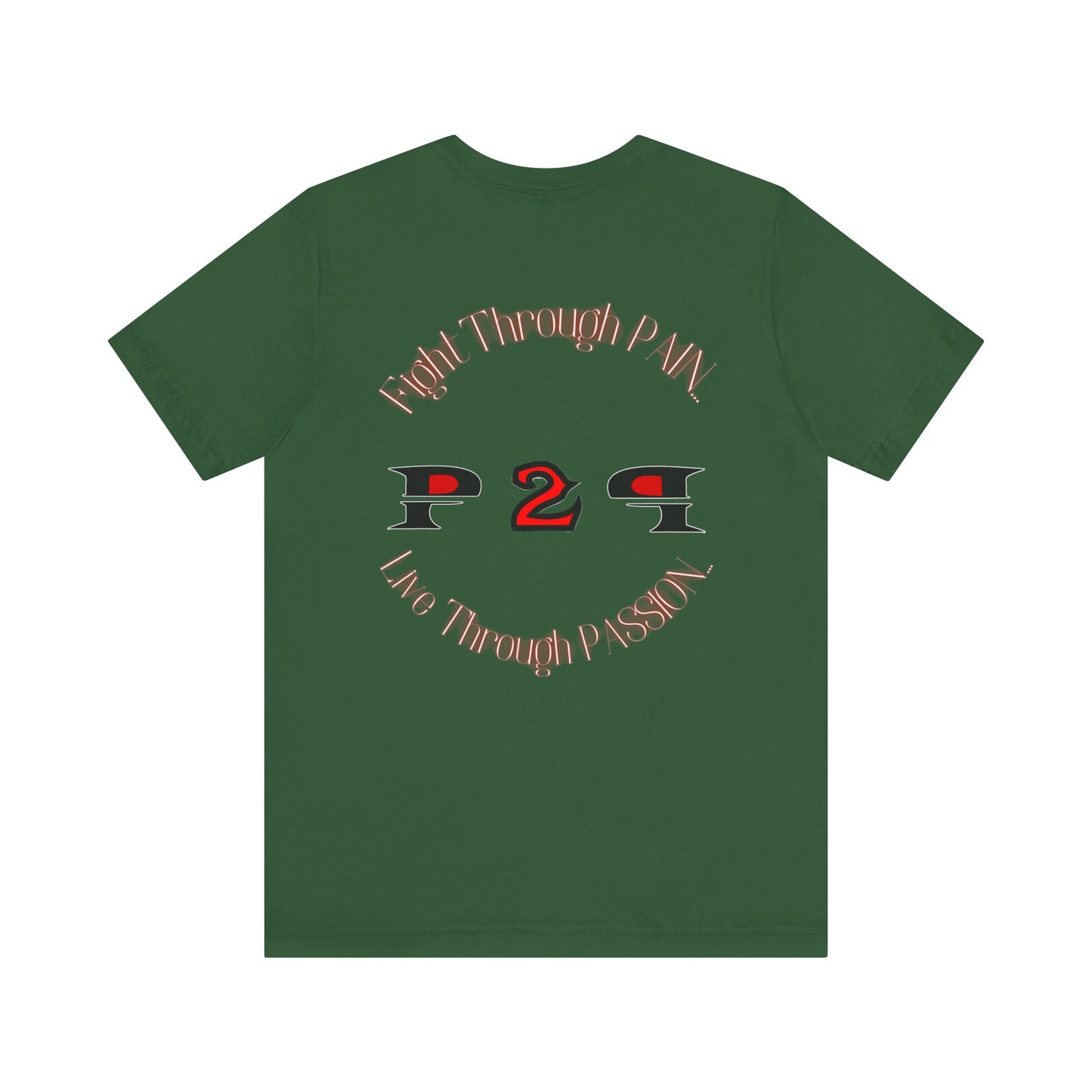 Pain2Passion T-Shirt (Mid-Evil Heart Guy)