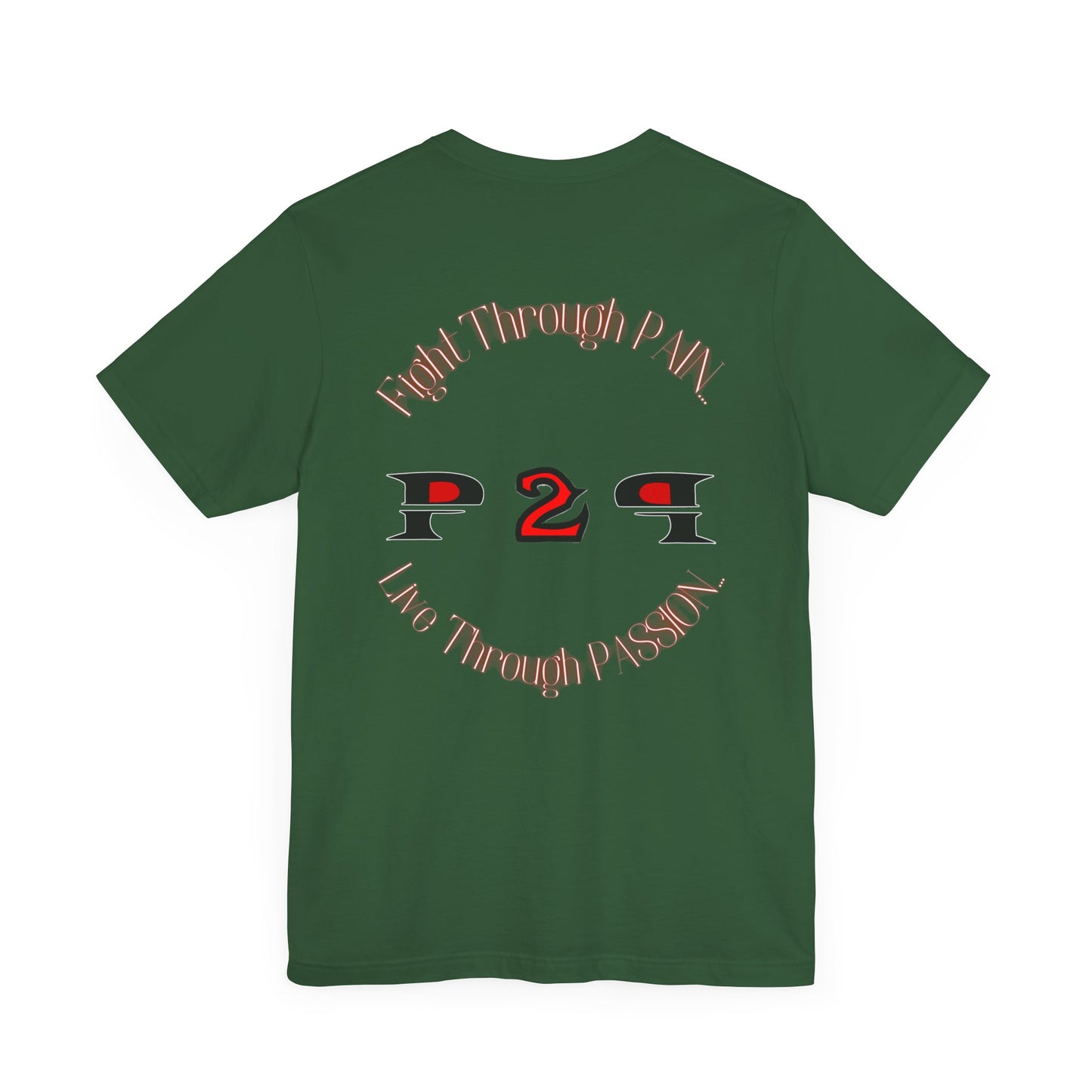 Pain2Passion T-Shirt (Mid-Evil Heart Guy)