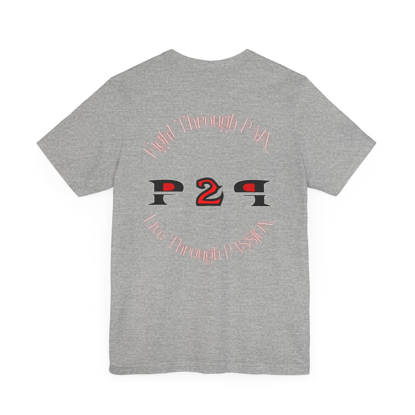 Pain2Passion T-Shirt (Mid-Evil Heart Guy)