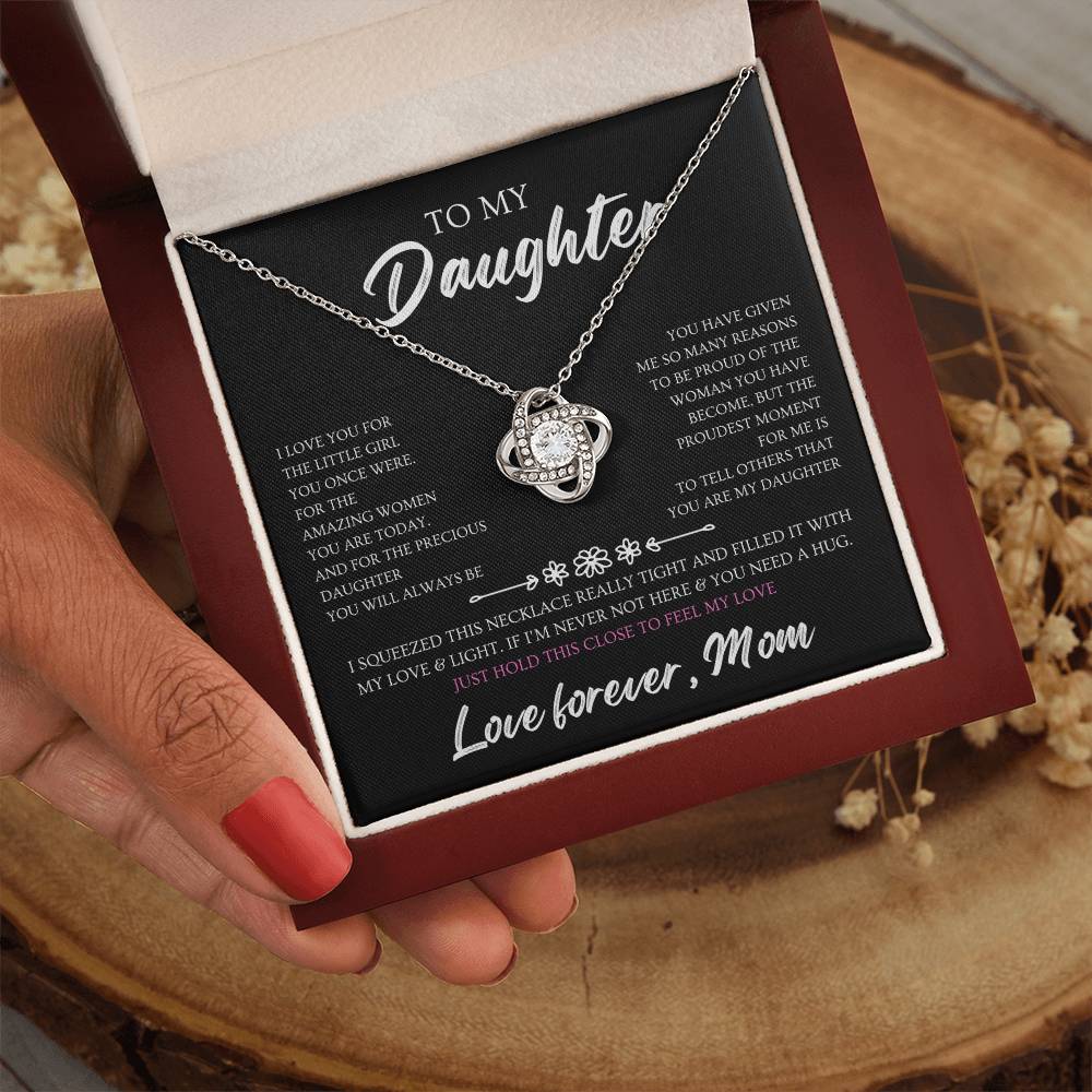 To my daughter, love forever, mom