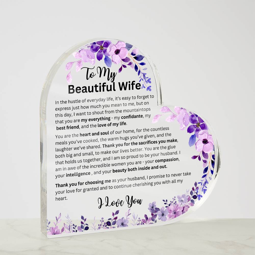 To My Beautiful Wife