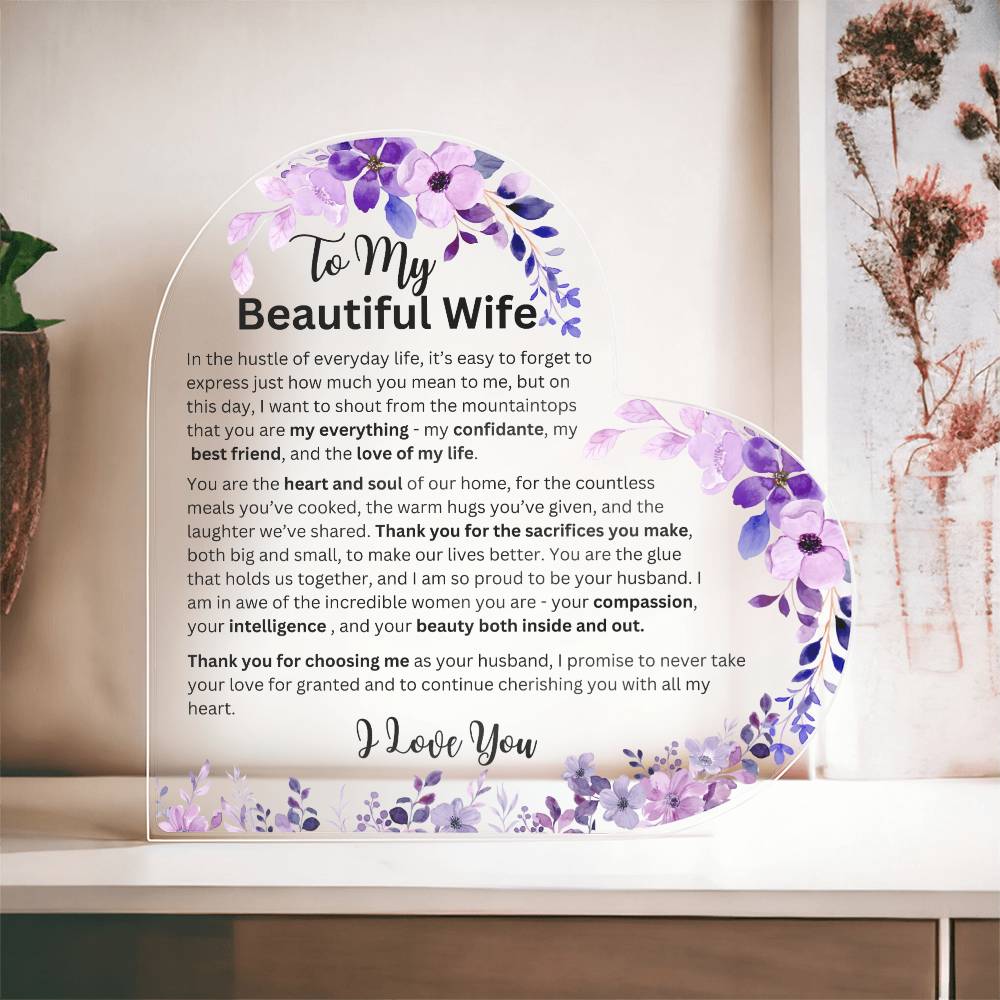 To My Beautiful Wife