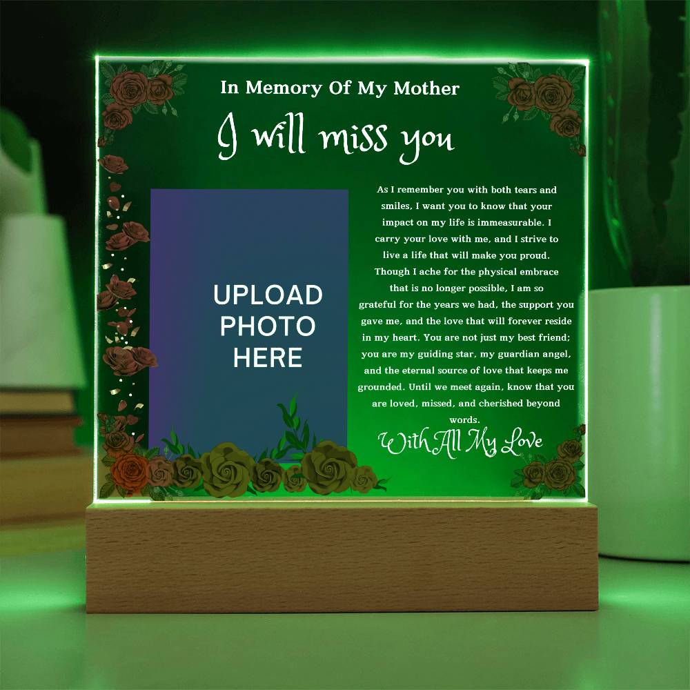 In memory of my mother