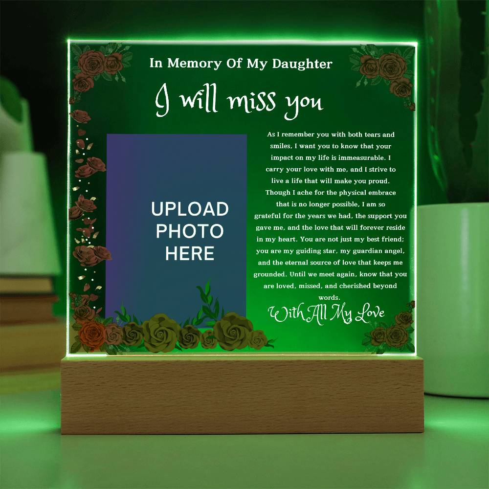 In Memory of my daughter