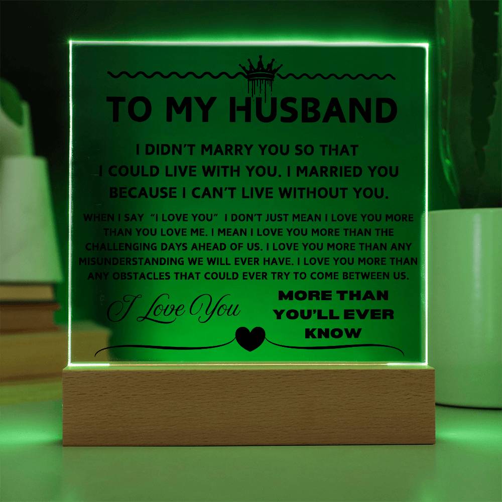 To My Husband