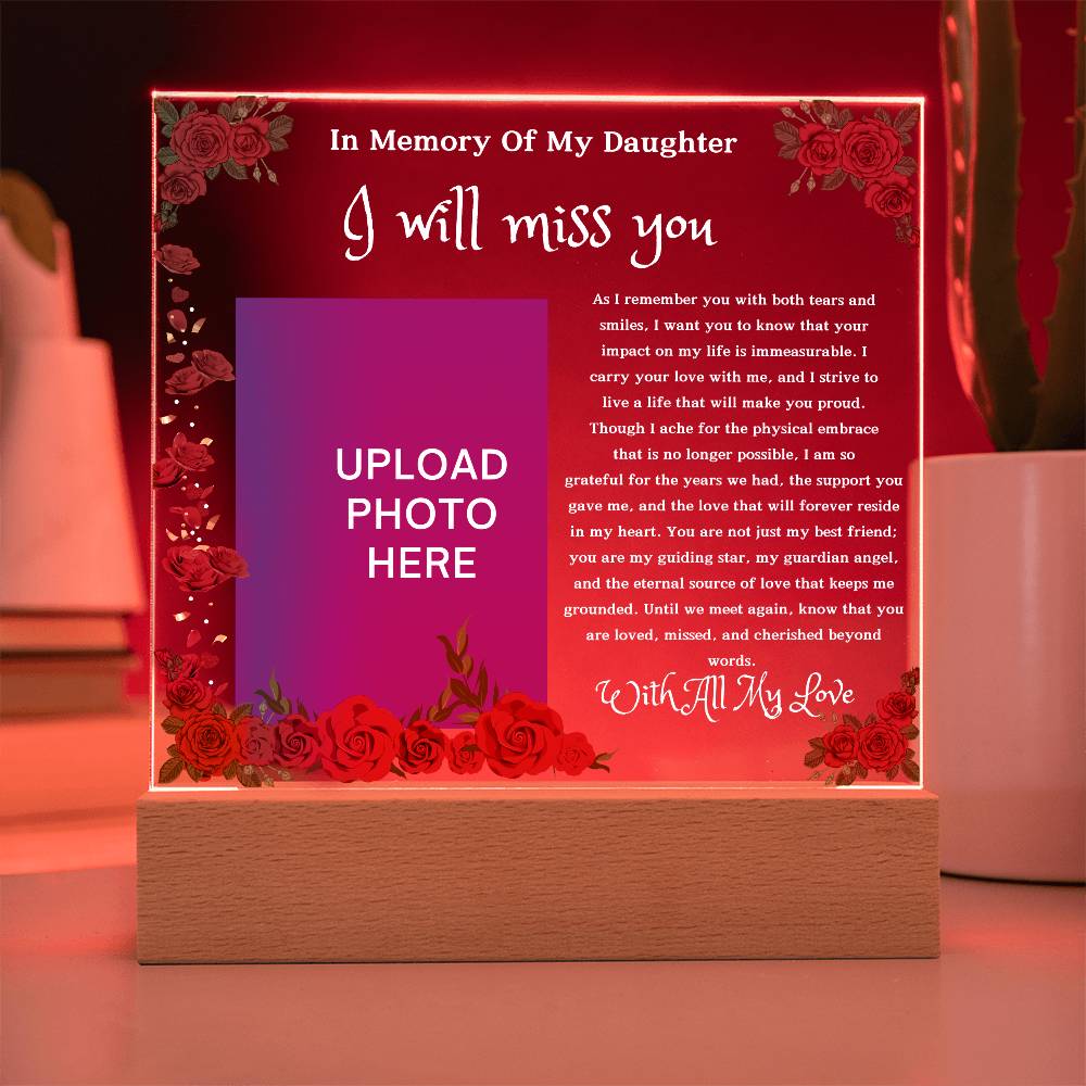 In Memory of my daughter