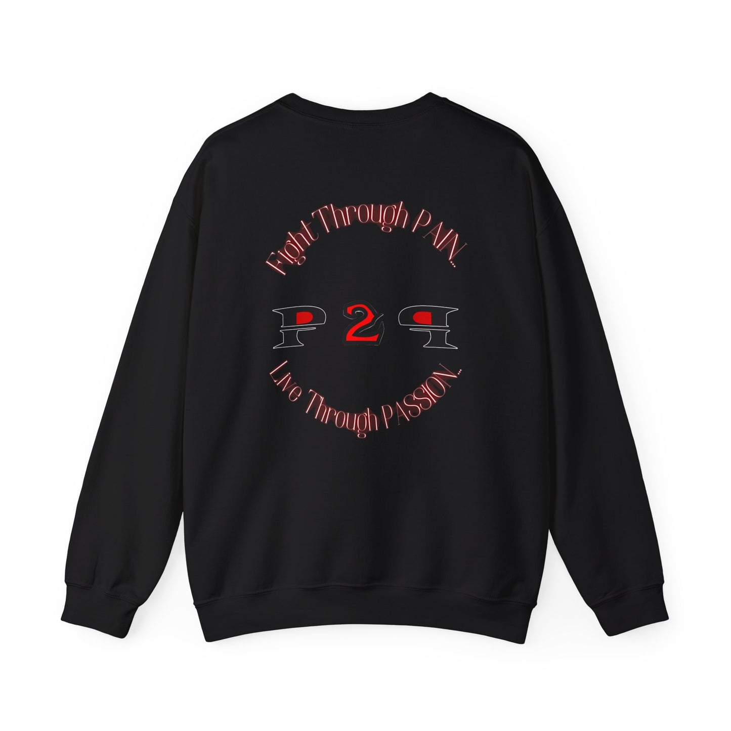 Pain2Passion Sweatshirt (Mid-Evil Heart Guy)