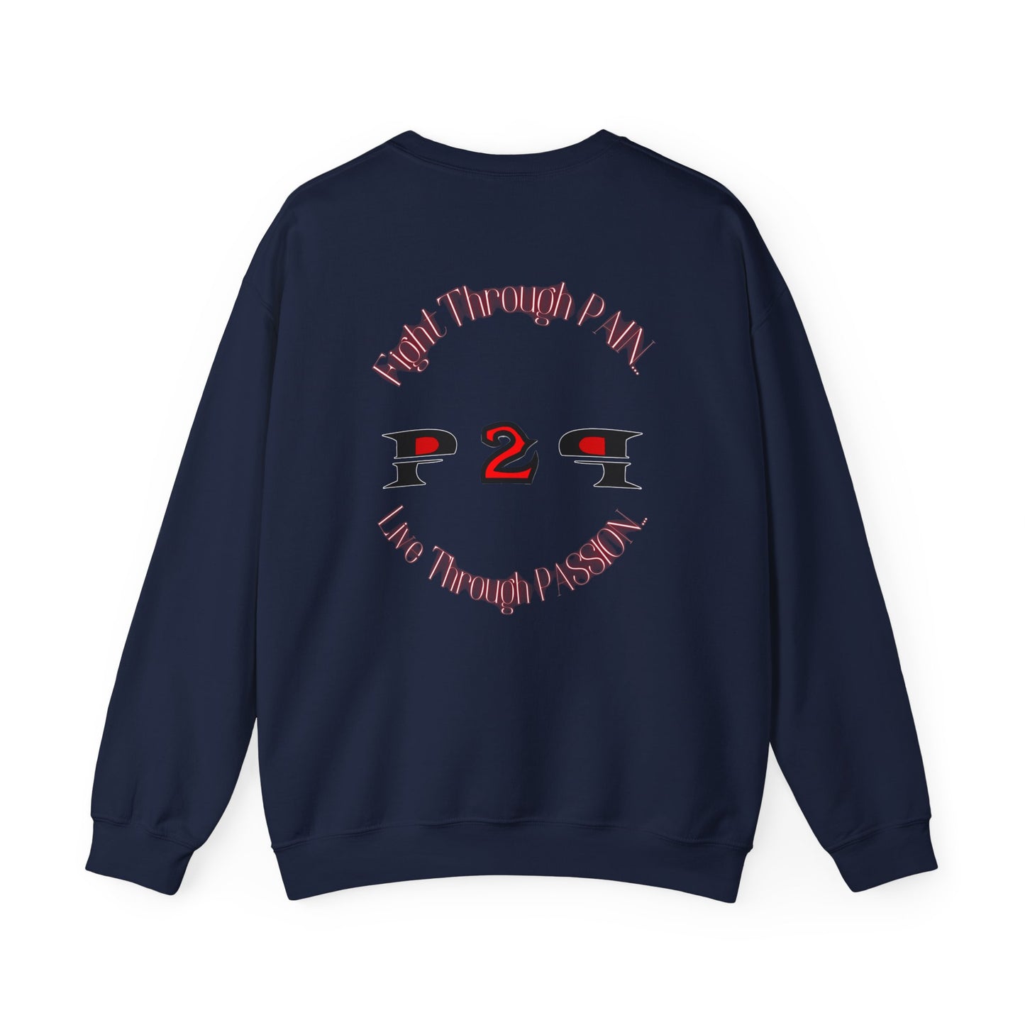 Pain2Passion Sweatshirt (Mid-Evil Heart Guy)