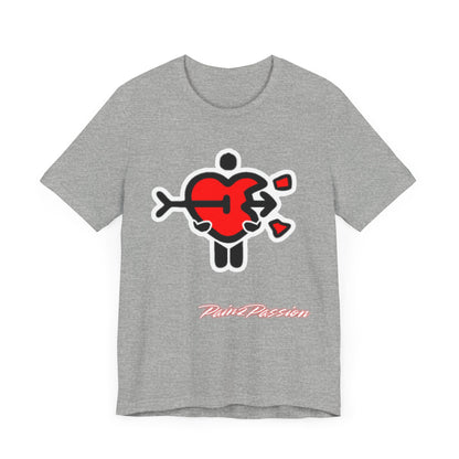 Pain2Passion T-Shirt (Mid-Evil Heart Guy)