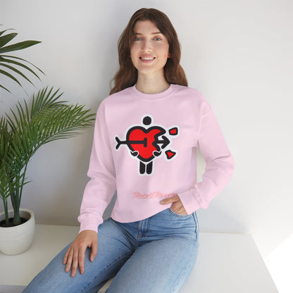 Pain2Passion Sweatshirt (Mid-Evil Heart Guy)