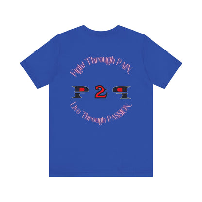 Pain2Passion T-Shirt (Mid-Evil Heart Guy)