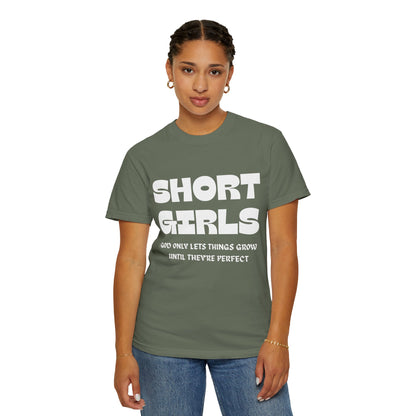 Short Girls-Garment-Dyed T-shirt