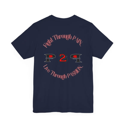 Pain2Passion T-Shirt (Mid-Evil Heart Guy)
