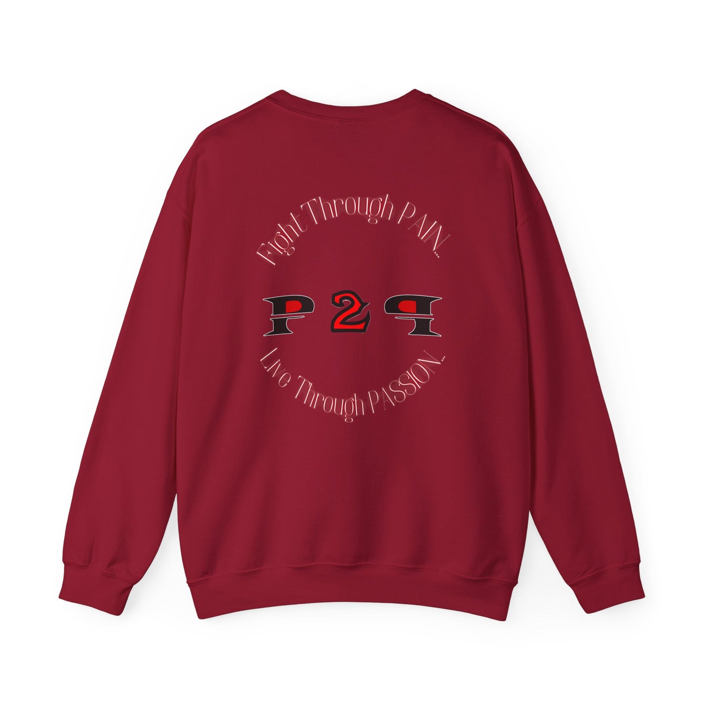 Pain2Passion Sweatshirt (Mid-Evil Heart Guy)