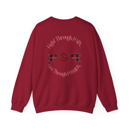 Pain2Passion Sweatshirt (Mid-Evil Heart Guy)