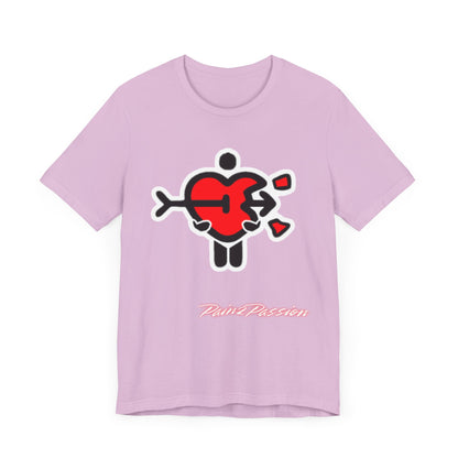 Pain2Passion T-Shirt (Mid-Evil Heart Guy)