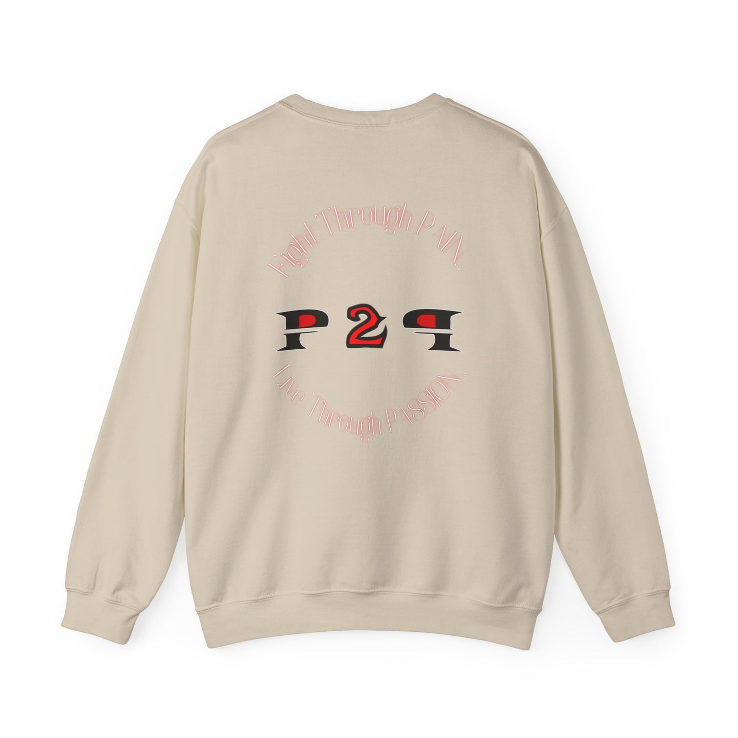 Pain2Passion Sweatshirt (Mid-Evil Heart Guy)