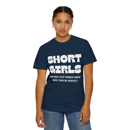 Short Girls-Garment-Dyed T-shirt