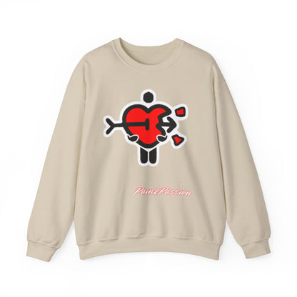 Pain2Passion Sweatshirt (Mid-Evil Heart Guy)