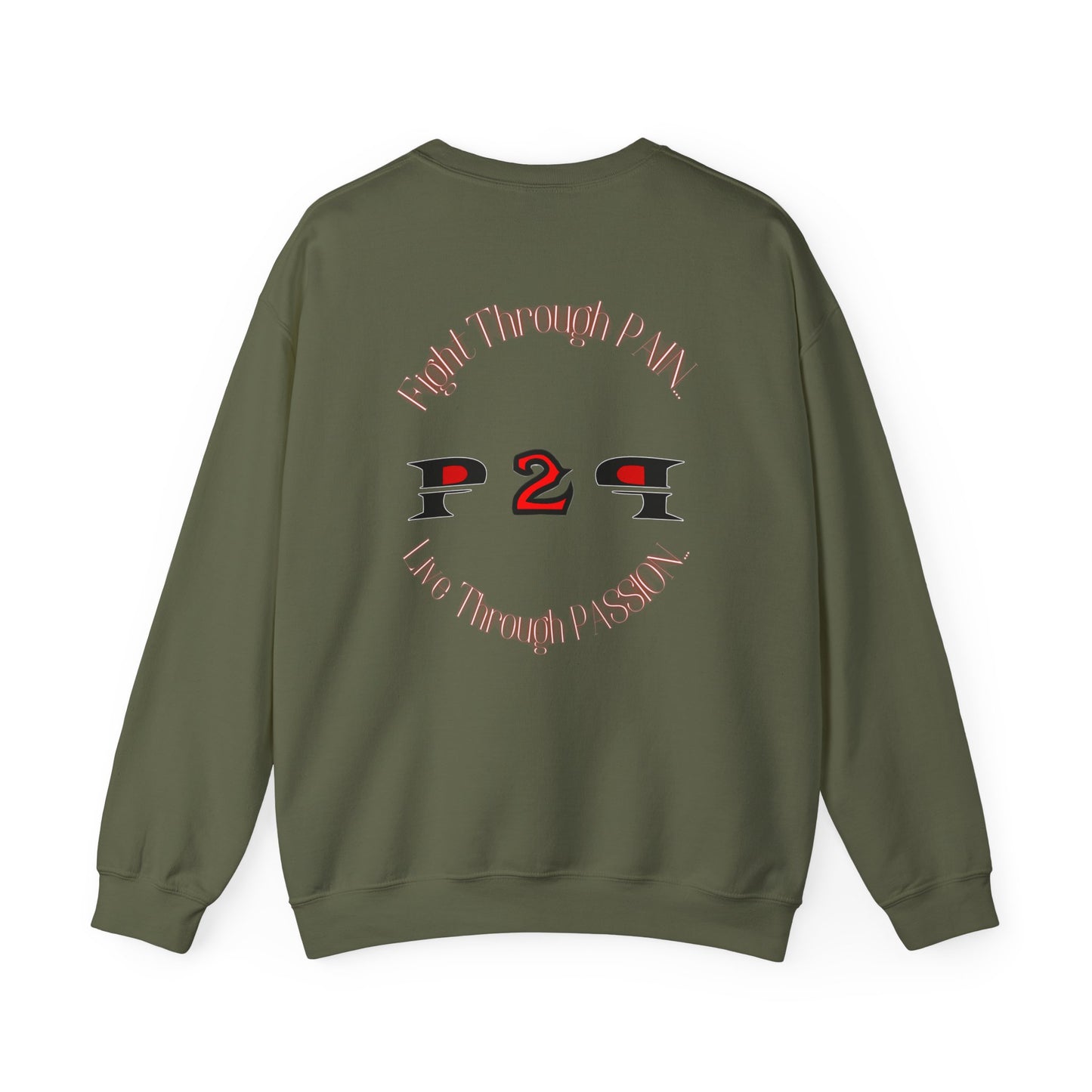 Pain2Passion Sweatshirt (Mid-Evil Heart Guy)