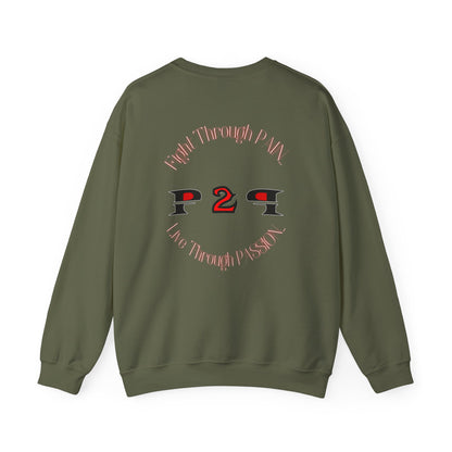Pain2Passion Sweatshirt (Mid-Evil Heart Guy)