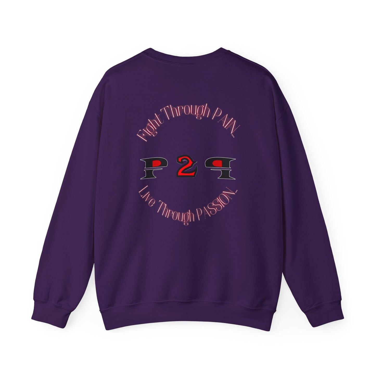 Pain2Passion Sweatshirt (Mid-Evil Heart Guy)