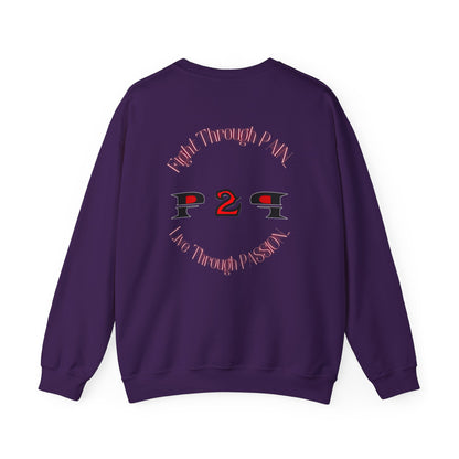 Pain2Passion Sweatshirt (Mid-Evil Heart Guy)