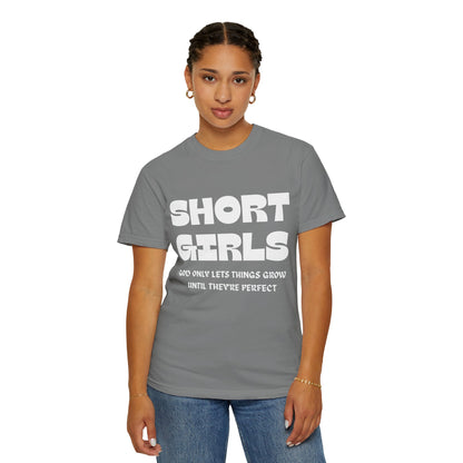 Short Girls-Garment-Dyed T-shirt
