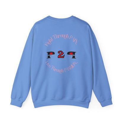 Pain2Passion Sweatshirt (Mid-Evil Heart Guy)