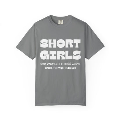 Short Girls-Garment-Dyed T-shirt