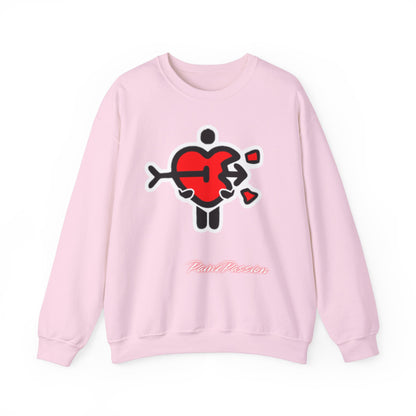 Pain2Passion Sweatshirt (Mid-Evil Heart Guy)