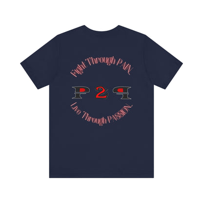 Pain2Passion T-Shirt (Mid-Evil Heart Guy)