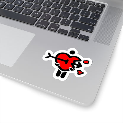 MidEvil Heart Guy Cut Stickers